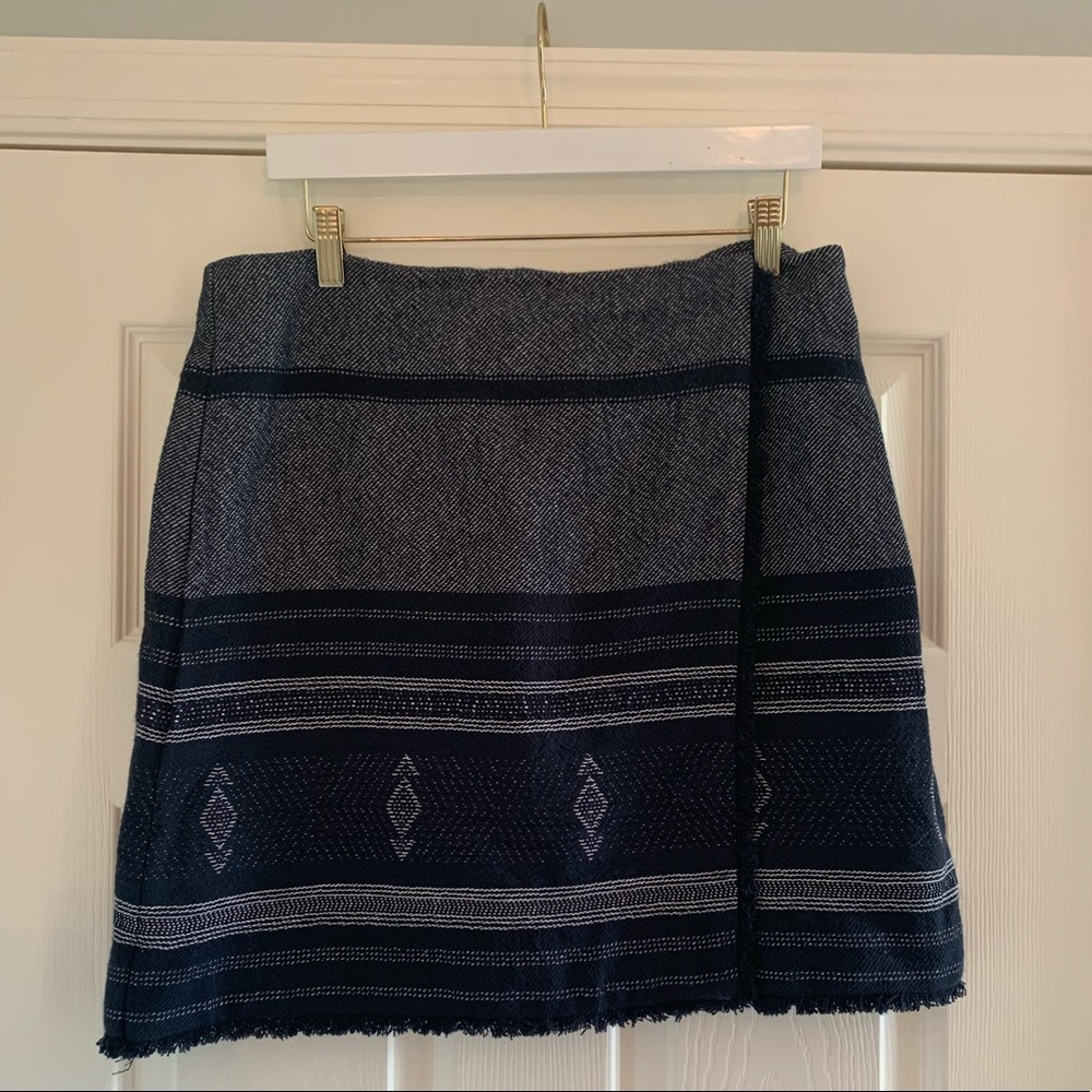 NWOT Loft Wrap Blanket Skirt